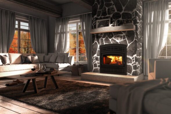 Lafayette II FP10R (Arched) @ Chantico Fireplaces