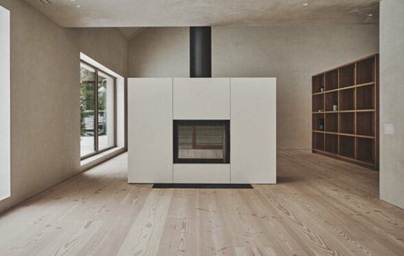 Stuv 21 Clad Wood Fireplace at Chantico Fireplaces