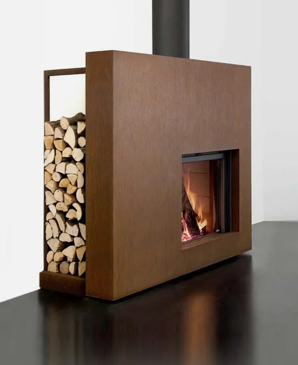 Stuv 21 Clad Wood Fireplace at Chantico Fireplaces